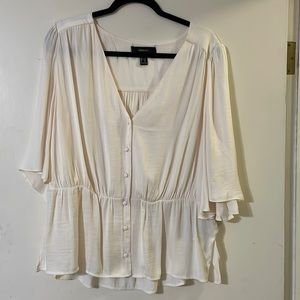 F21 - TWO shirts for one. Bat wing Blouse